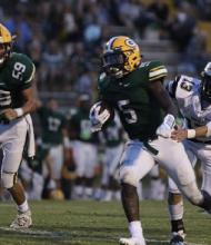 Gordo junior running back Troy Garner Jr. ran for four touchdowns at Hale County Friday night.